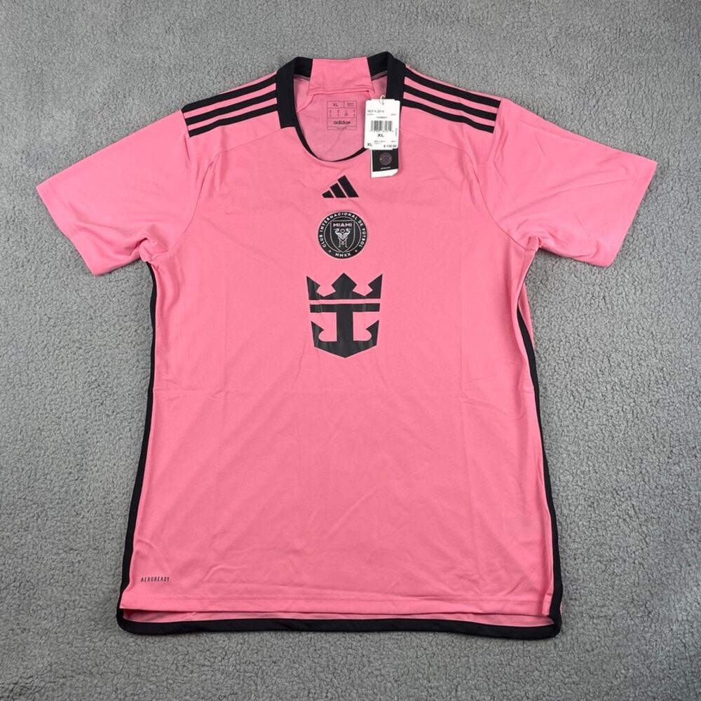 Leo Messi Inter Miami CF Men's Adidas X-Large Pink Black Home Stadium Jersey